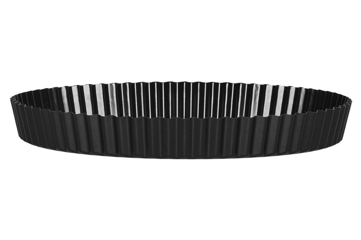 TARTEFORM Ø 26 cm - Schwarz, Metall (26/3/26cm)