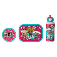LUNCHSET Campus L.O.L Surprise 3er Set - Multicolor/Rosa, Kunststoff (1/1/1cm) - Mepal