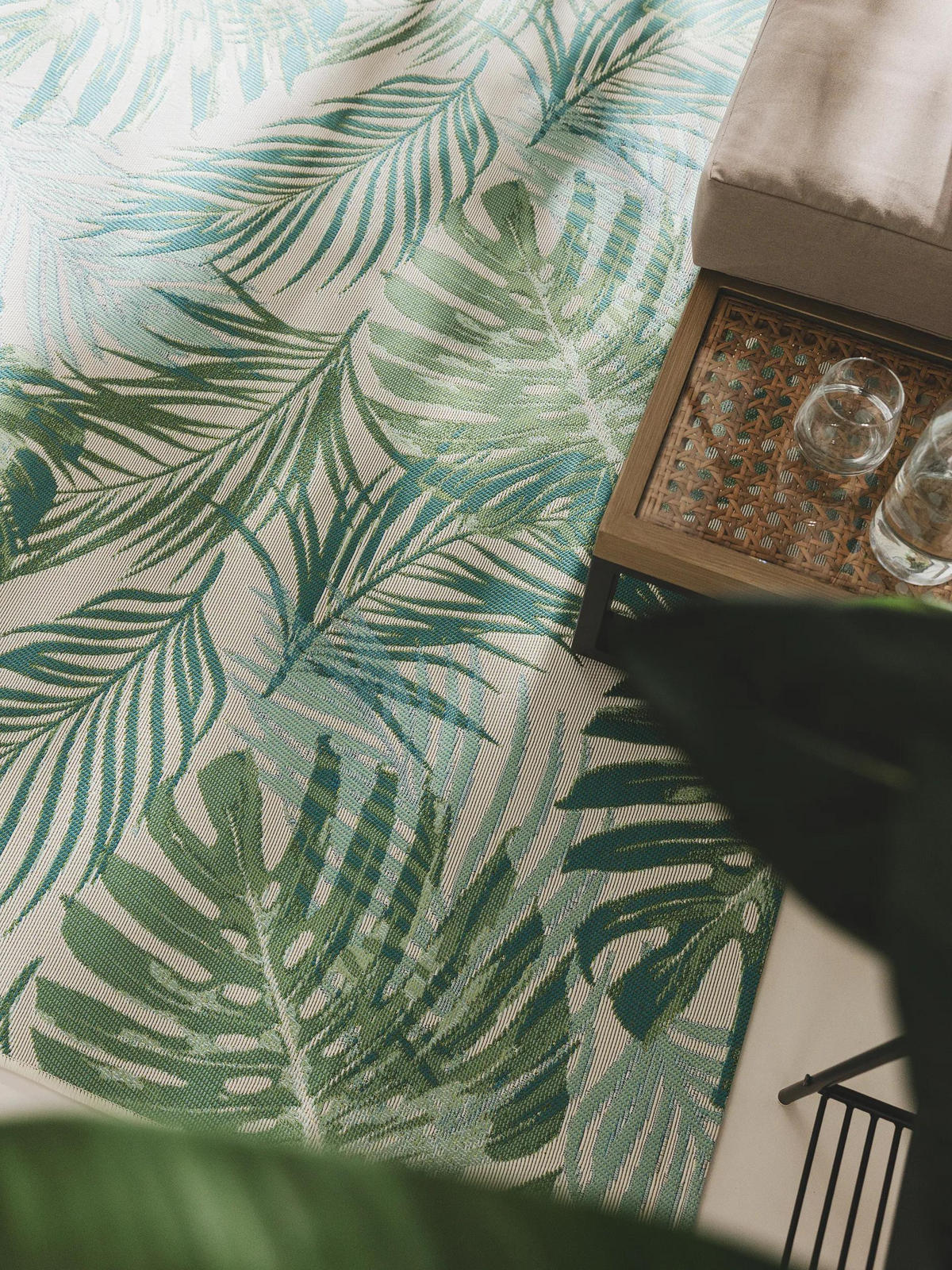 OUTDOORTEPPICH Artis Grün 80x165 cm - Grün, Textil (80/165cm) - benuta Nest