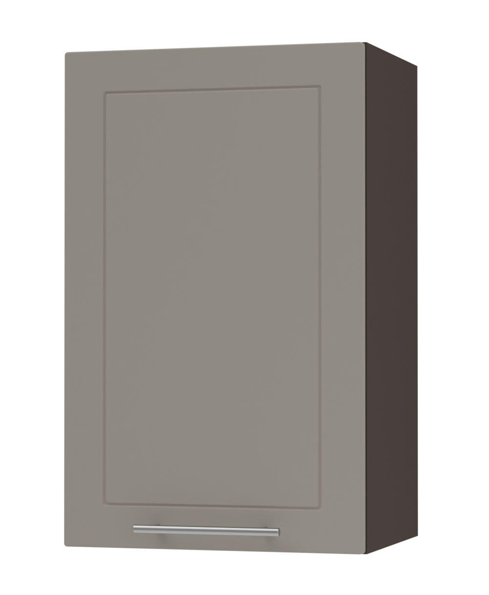Feldmann-Wohnen Küchenhängeschrank Beige, Dunkelgrau 45x72x32.5 cm