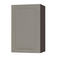 KÜCHENHÄNGESCHRANK Kvantum W2/45 Beige Matt / Lava Matt 45 / 32,5 / 72cm - Dunkelgrau/Beige, Holz/Holzwerkstoff (45/72/32.5cm) - Feldmann-Wohnen