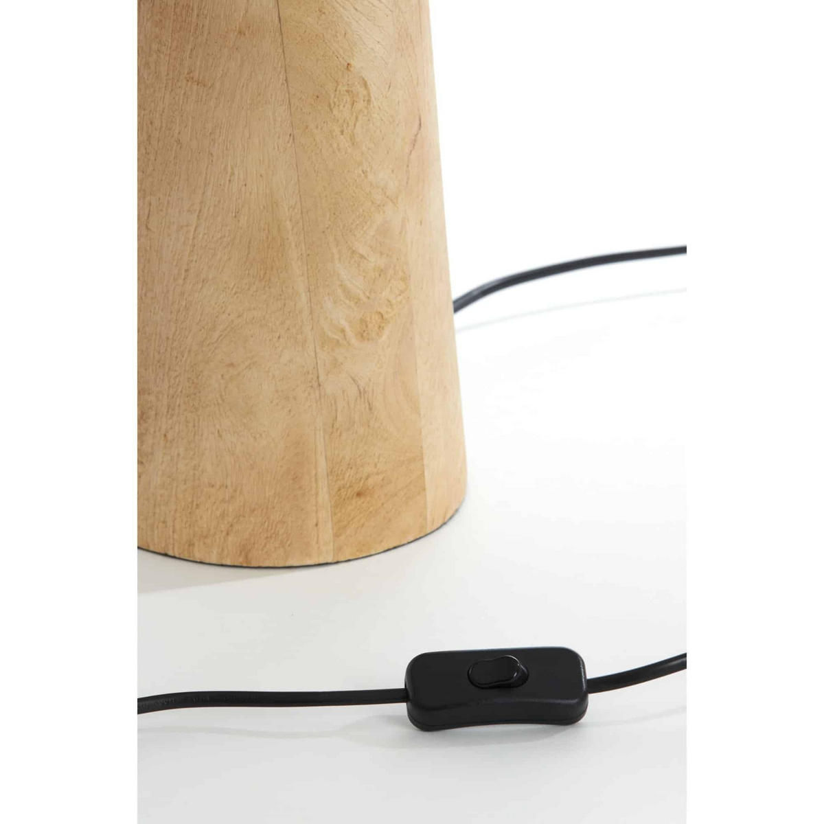 LAMPENFUSS Baglio Braun 19/19/45 cm - Braun, Holz (19/19/45cm) - Light & Living