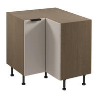 ECKUNTERSCHRANK D90N – Sorento Beige – L-Form, Ecke voll nutzbar – Beige / Eiche - Eichefarben/Beige, Holzwerkstoff (84/87/84cm) - ROYAL24_MARKT