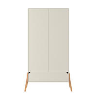 SKRIŇA 2 dvere Kašmír - béžová, kompozitné drevo (117/199/50cm) - Petits-meubles