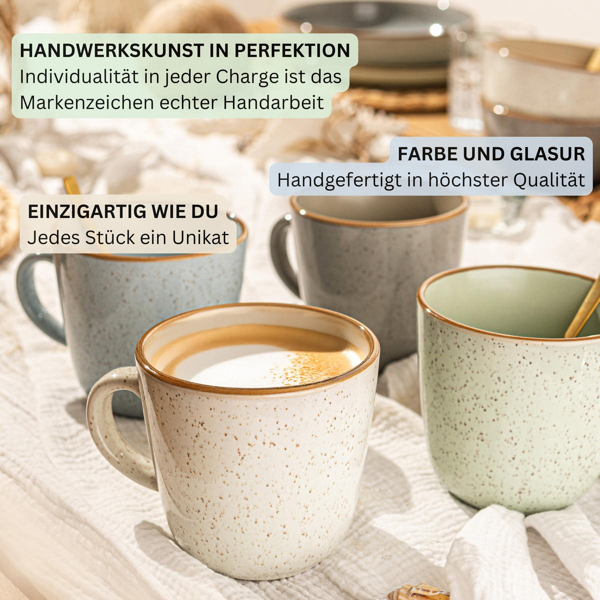 KOMBISERVICE RIO - 20-teilig aus Steingut - Multicolor, Keramik (44/45/54cm) - Sänger