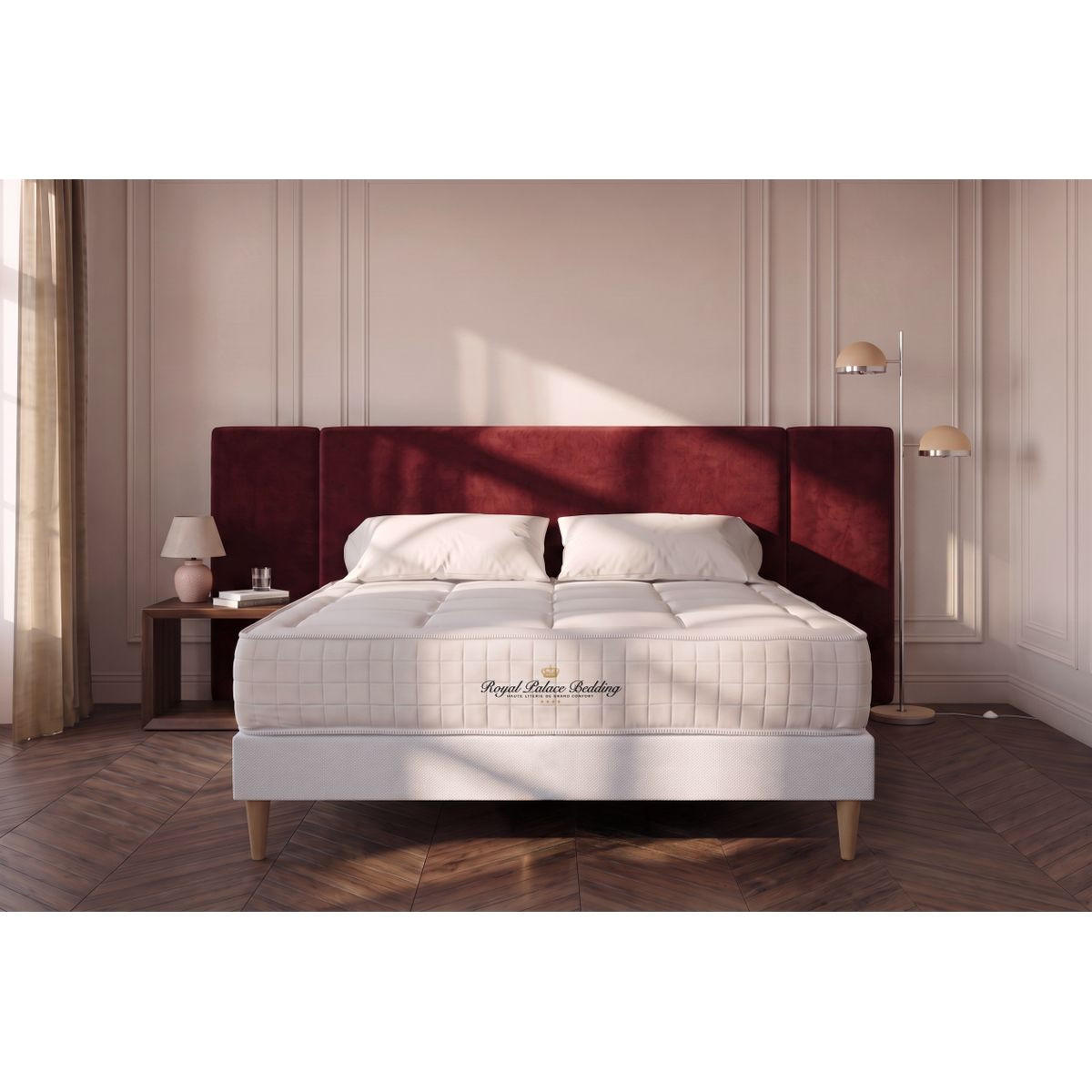 MATRATZE Balmoral Memory-Schaum 100 x 200 cm h3 - Weiß, Textil (100/200cm) - ROYAL PALACE BEDDING