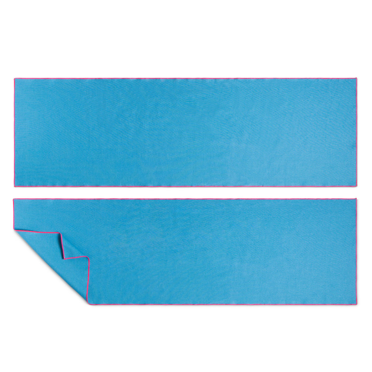 TISCHET 8-teilig, 100% Leinen, blau und lila SET CONTRAST EDGE - Blau, Textil (40/130cm) - RNT By Really Nice Things