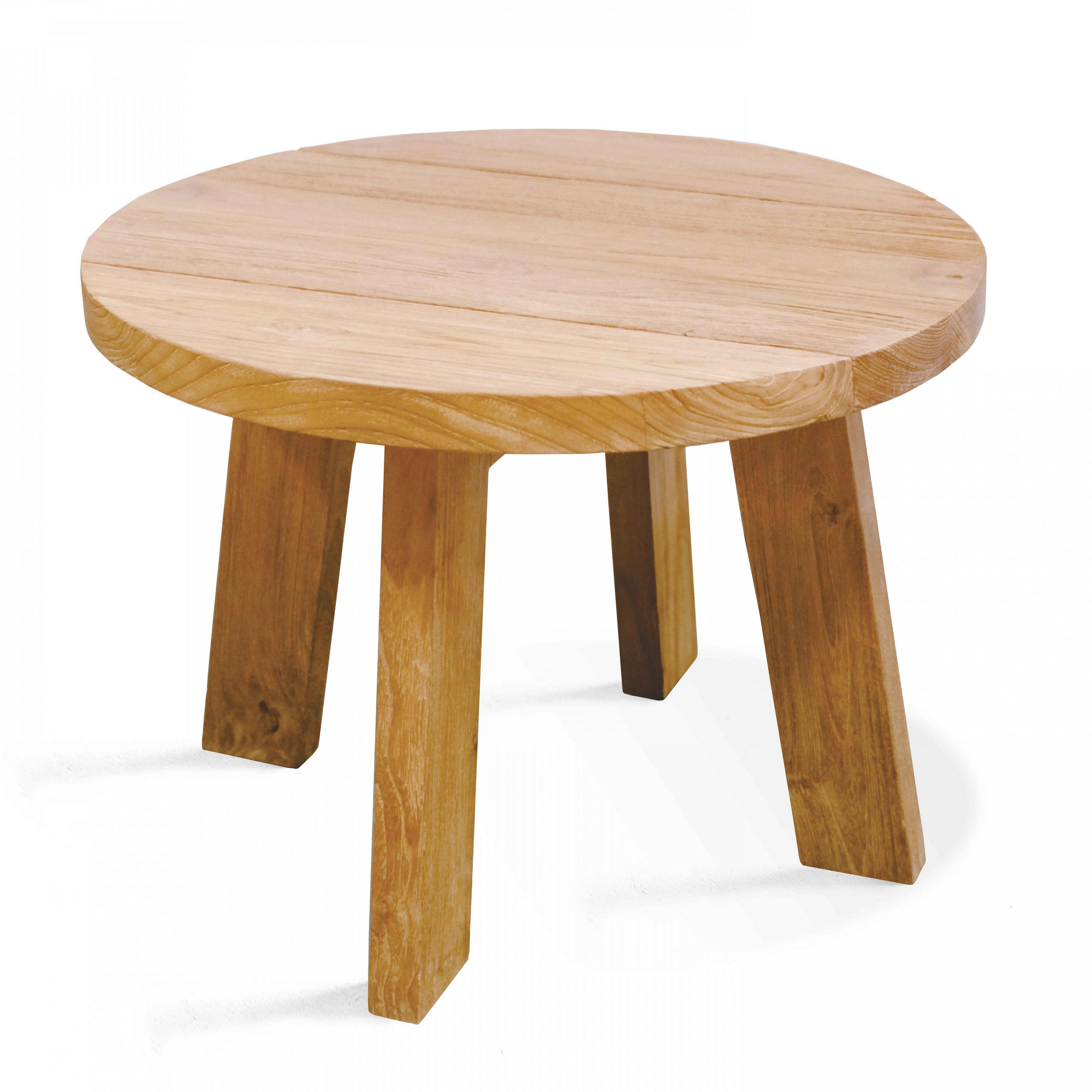 BEISTELLTISCH rund, Braun - Braun, Holz (1/1/37cm) - Oviala