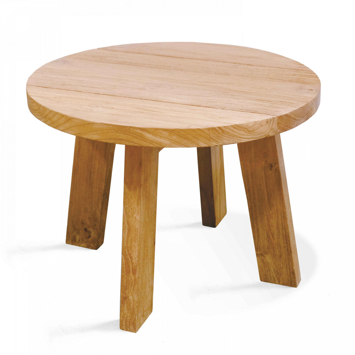 BEISTELLTISCH rund, Braun - Braun, Holz (1/1/37cm) - Oviala