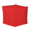 SITZPOUF Outdoor Würfel - Rot, Kunststoff (38/38/38cm) - Veeva