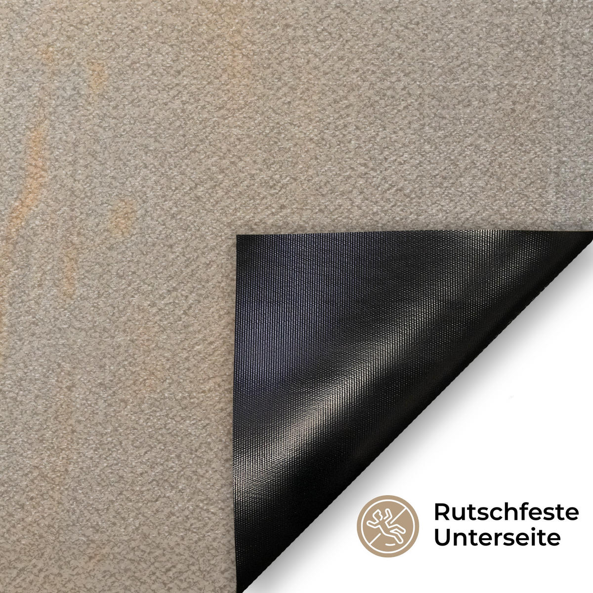 FUSSMATTE Osterhase - Pastell - Eier 90x60 cm - Beige/Multicolor, Kunststoff (60/90cm) - MuchoWow