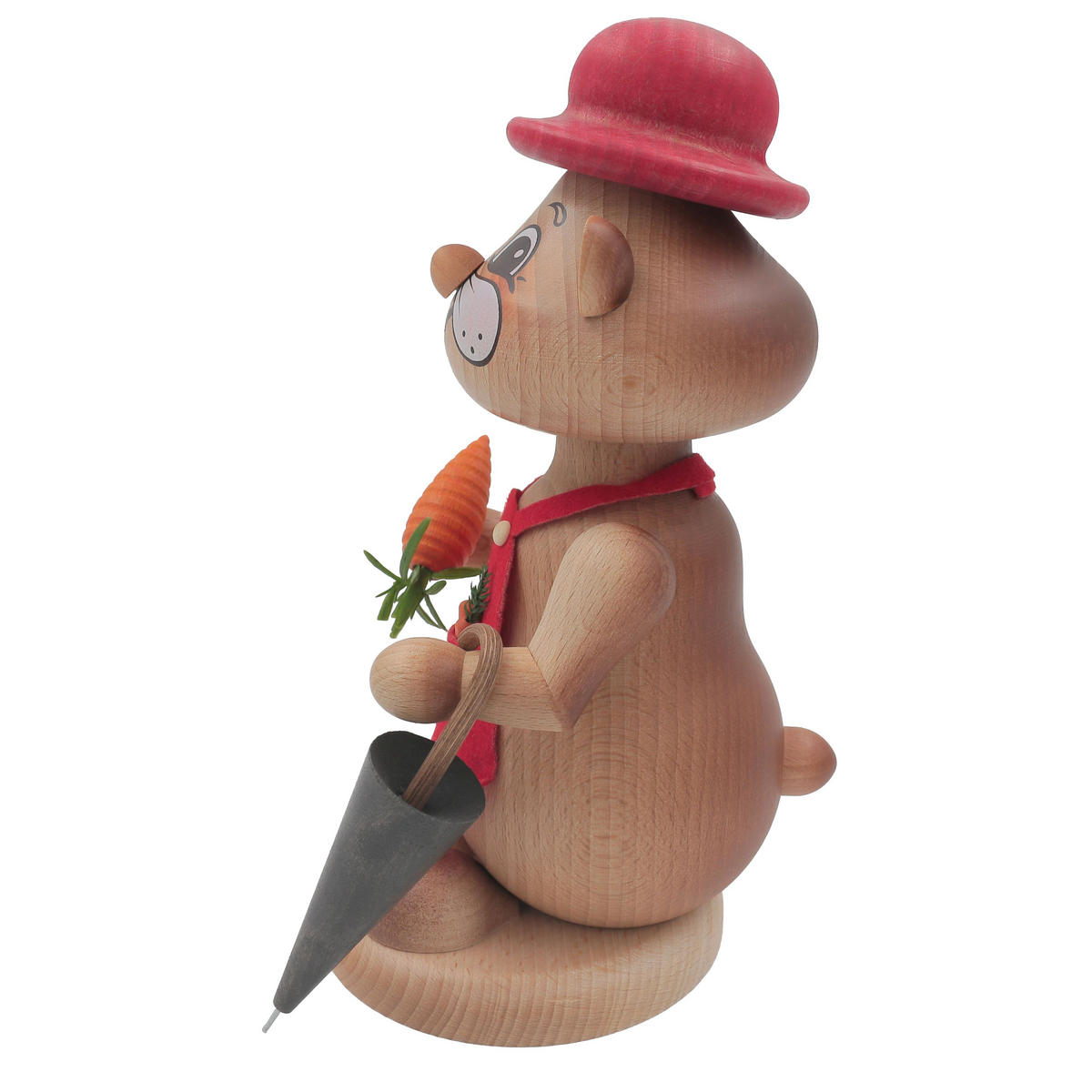 RAUCHFIGUR Hamster Wanderin 18 cm - Multicolor, Metall (12/18/0.1cm)