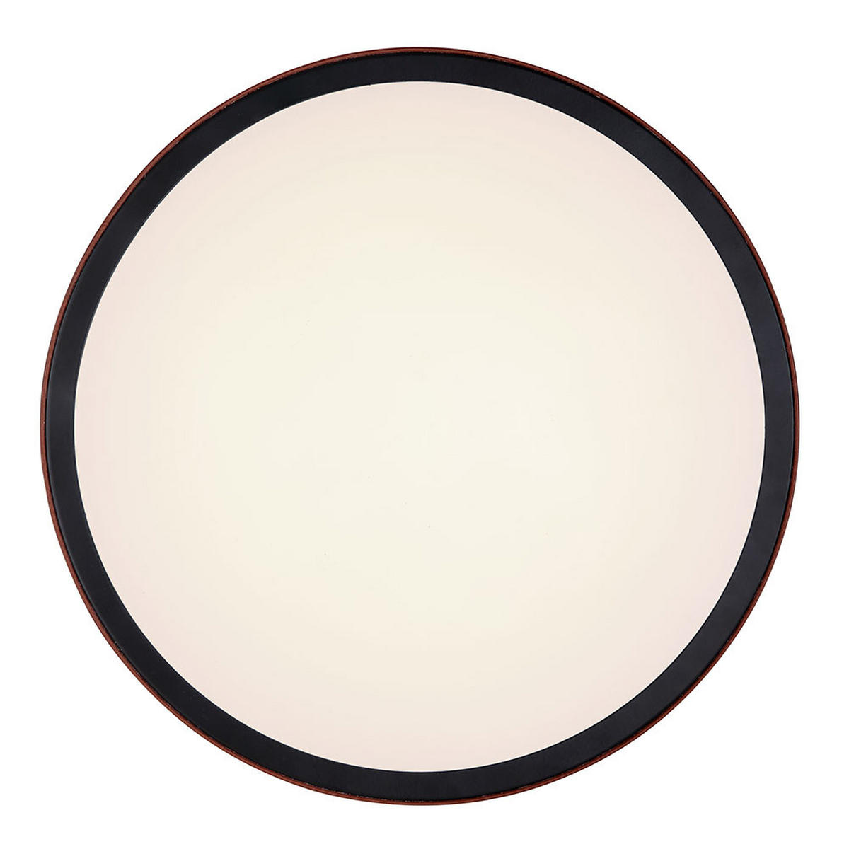 LED DECKENLEUCHTE Aluminium Braun - Braun, Metall (30/30/8cm)