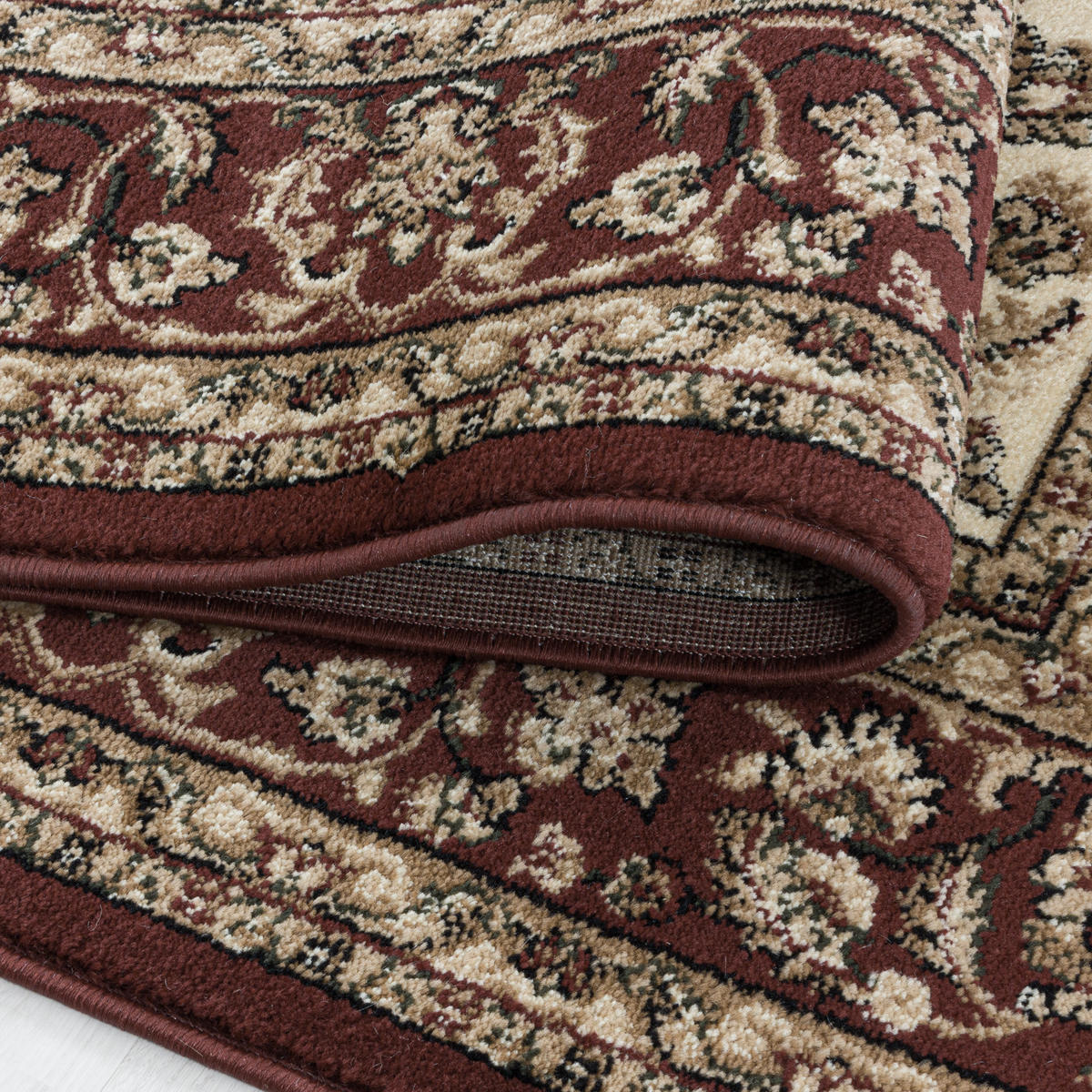 TEPPICH Kurzflor GEISLER in Creme, orientalisch, 240 x 340 cm - Beige, Textil (340/240cm) - KADIMA DESIGN