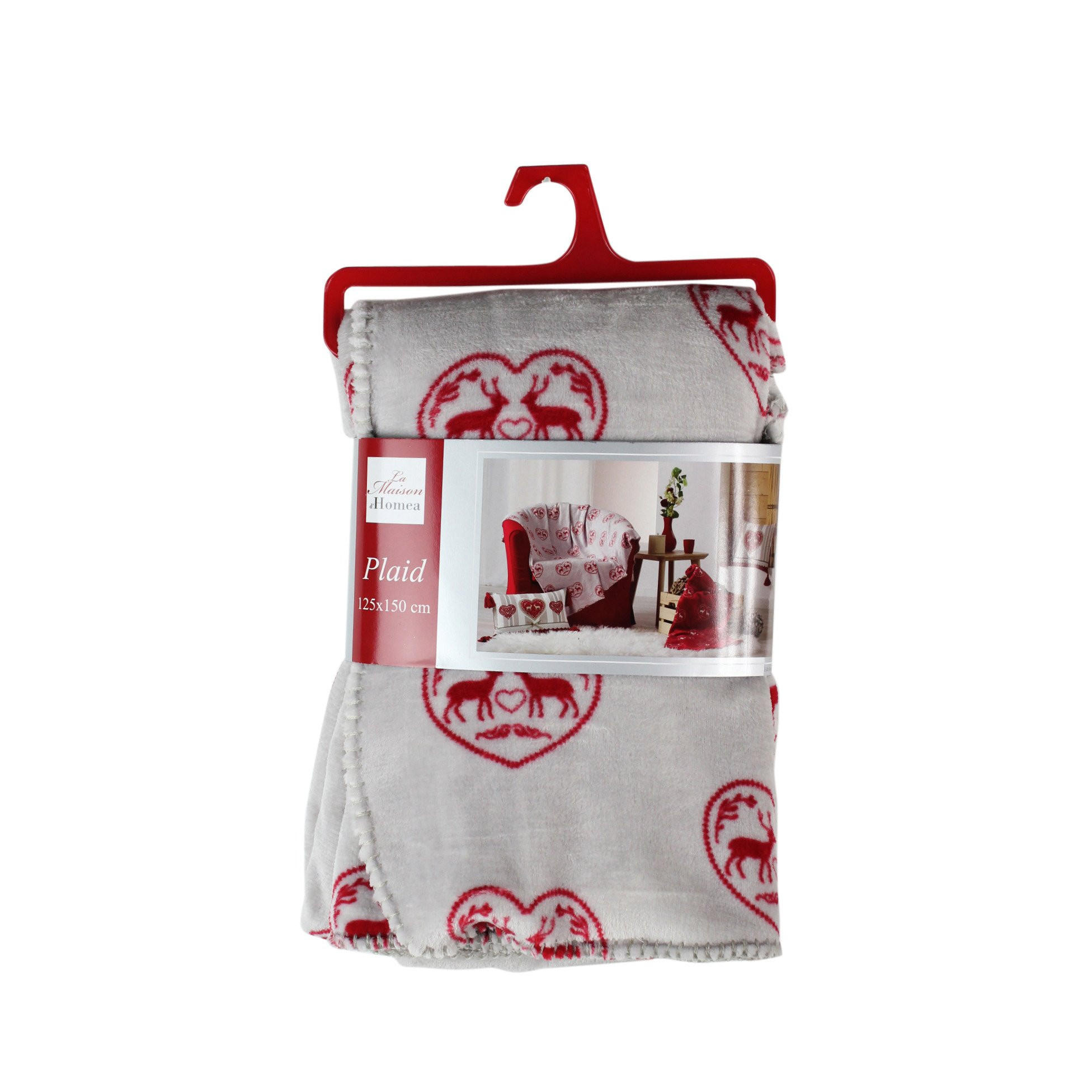 WOHNDECKE 125/150 cm - Weiß, Textil (125/150cm) - Douceur d´intérieur