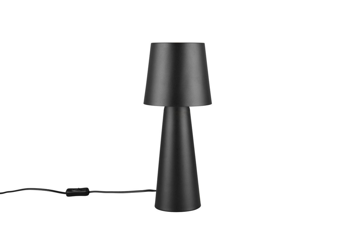 TISCHLAMPE NUBIAN - Schwarz - 16/16/40 cm - Schwarz, Metall (16/16/40cm) - Trio Leuchten