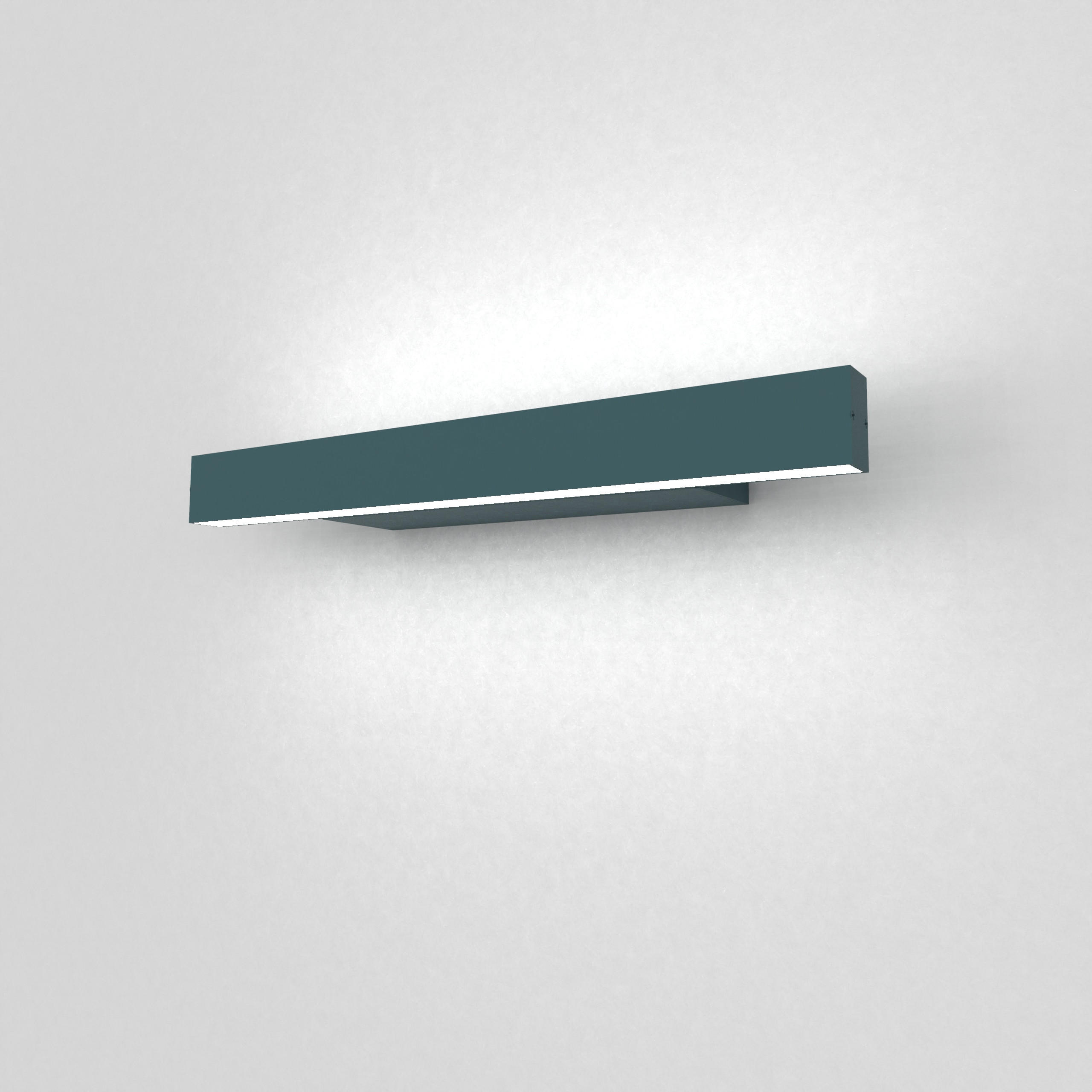 LED-WANDLEUCHTE - Blau, Metall (30/3.1/7cm) - Lumicom