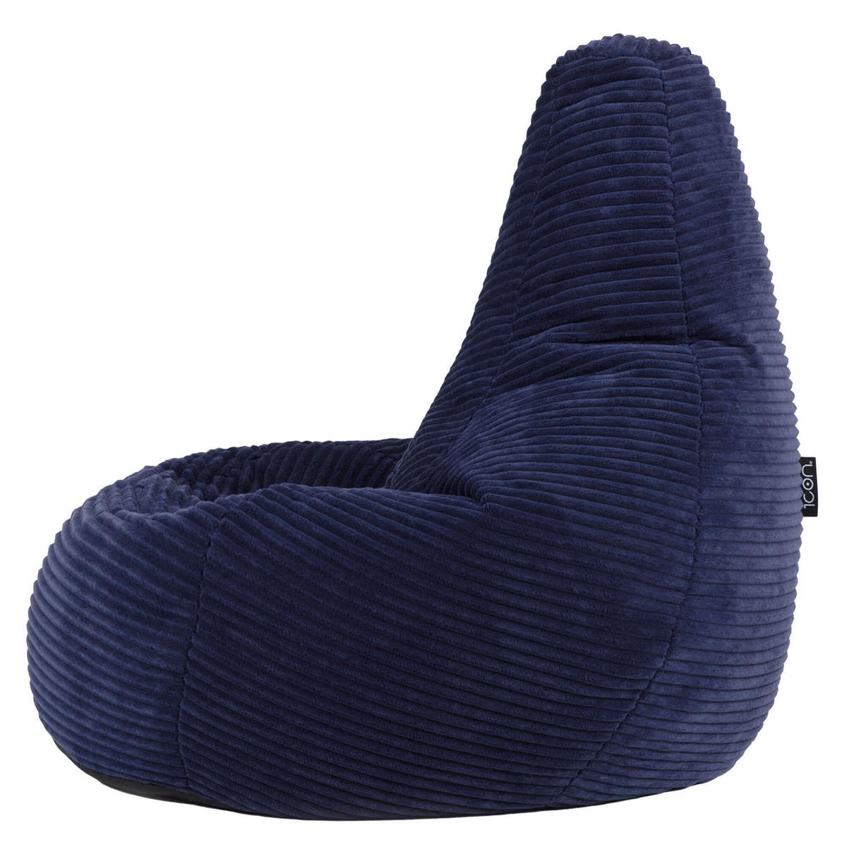 SITZSACK für Kinder Sessel aus Cord 2-tlg. - Dunkelblau, Textil (69/59/65cm) - icon