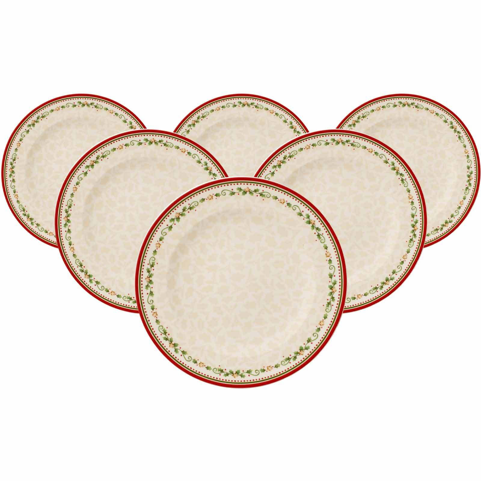 SPEISETELLER STERNSCHNUPPE Winter Bakery Delight bunt ø 27,4 cm 6er Set - Multicolor, Keramik (27.4cm) - Villeroy & Boch