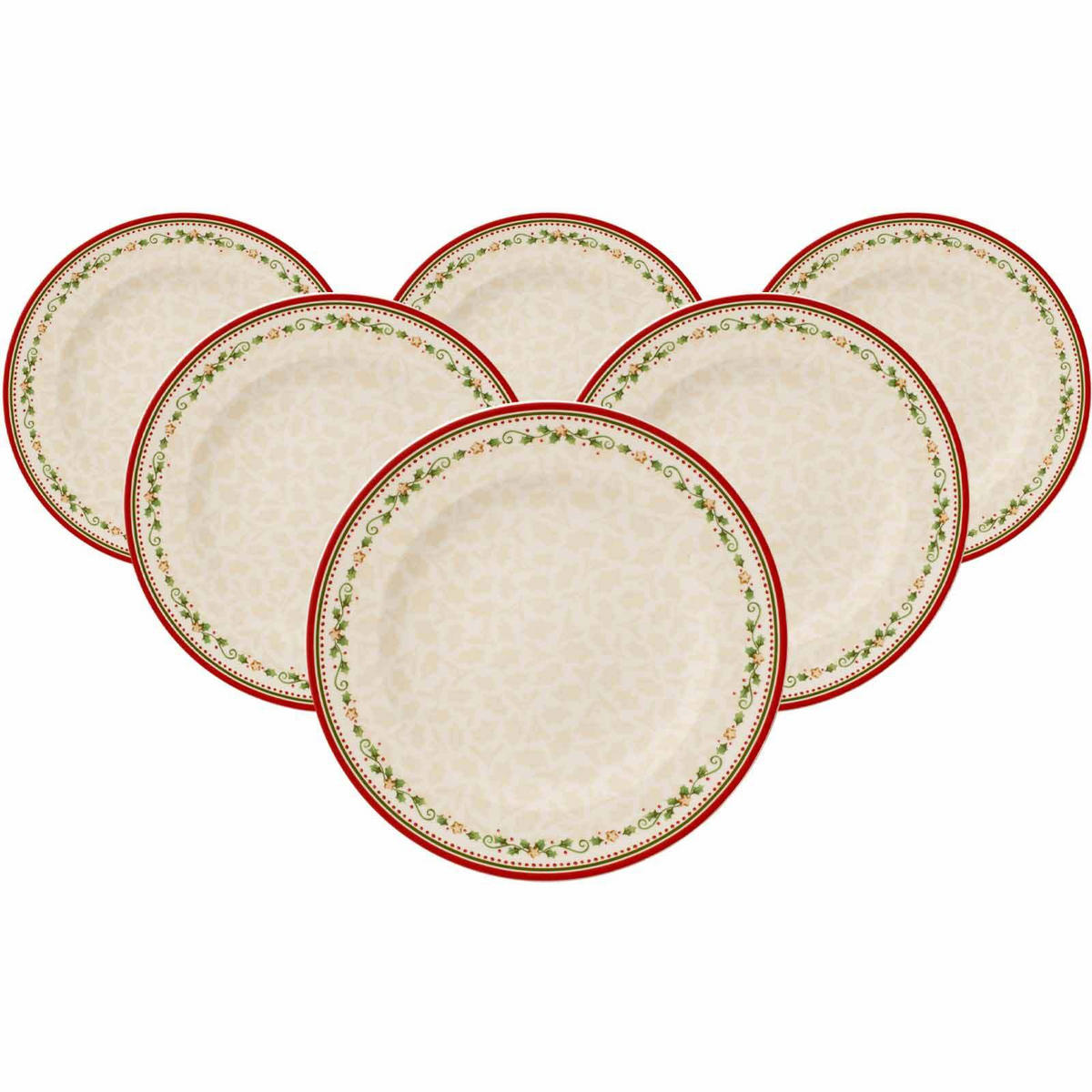 SPEISETELLER STERNSCHNUPPE Winter Bakery Delight bunt ø 27,4 cm 6er Set - Multicolor, Keramik (27.4cm) - Villeroy & Boch