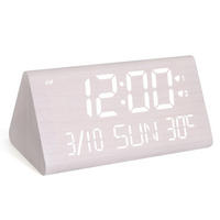 WECKER USB-Aufladung Weiß 15/8/7 cm - Weiß, Kunststoff (8/7/15cm) - Authentics