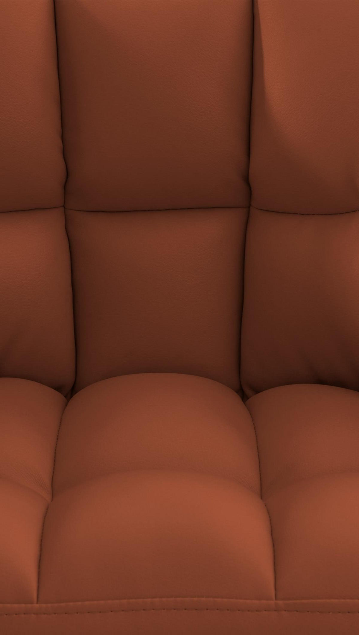 SESSEL Lederlook hellbraun - Hellbraun/Schwarz, Textil/Metall (64/75/48cm) - CLP