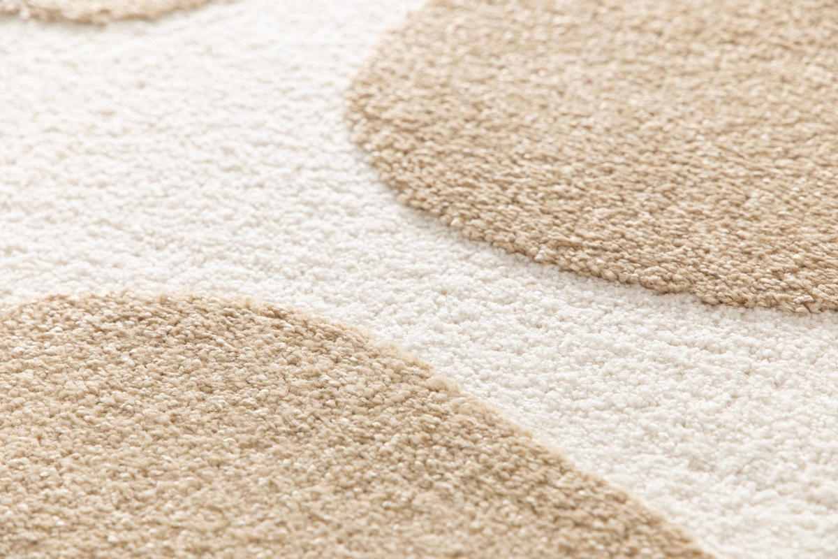 TEPPICH sehr weich mit Relief-Effekt bruin - Braun, Textil (160/230cm) - AFK Living