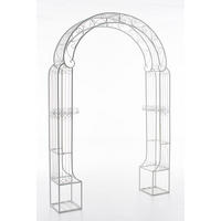 ROSENBOGEN Alesy weiß - Weiß, Metall (163/239.5/34cm) - TPFGarden