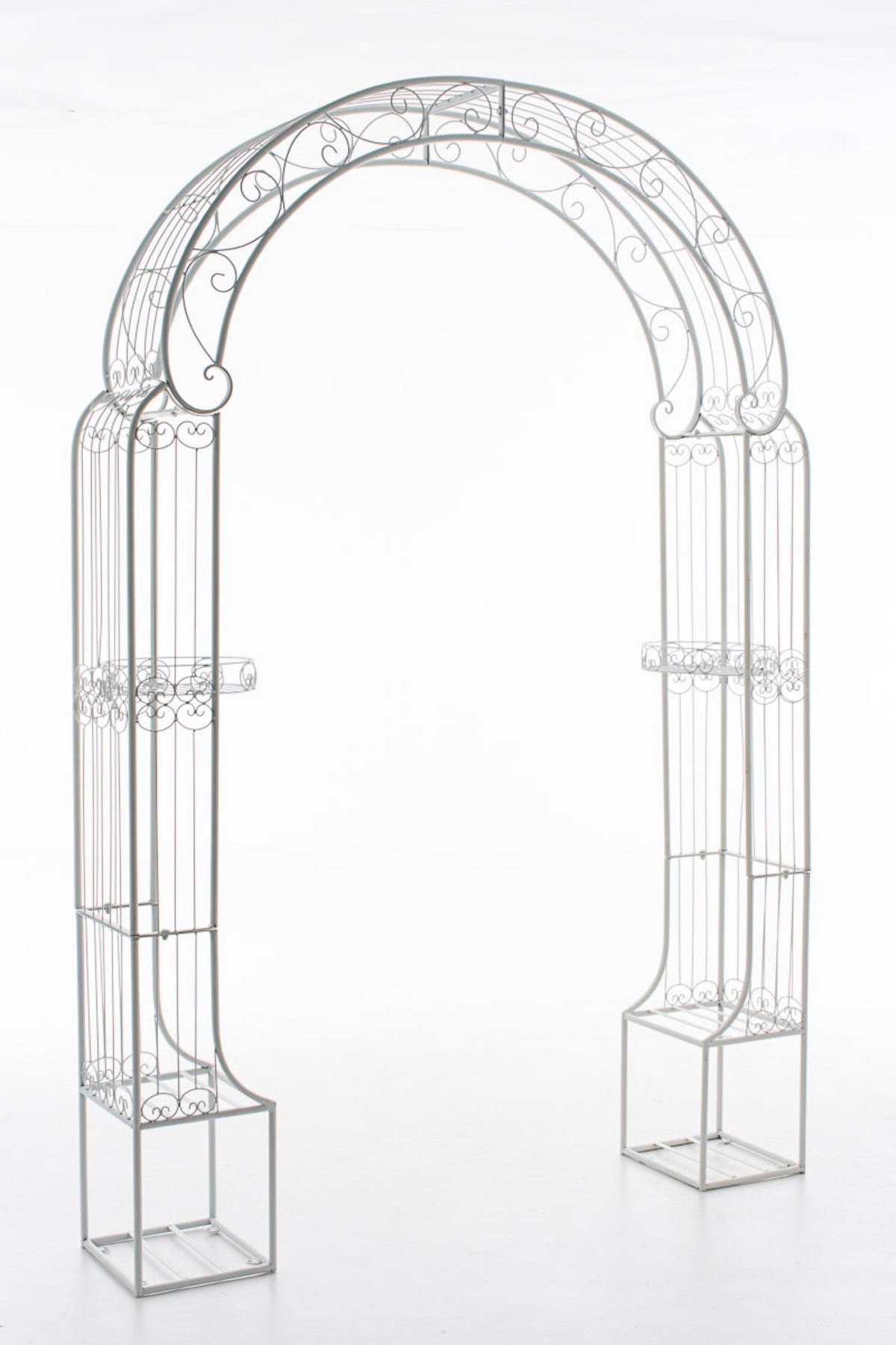 ROSENBOGEN Alesy weiß - Weiß, Metall (163/239.5/34cm) - TPFGarden
