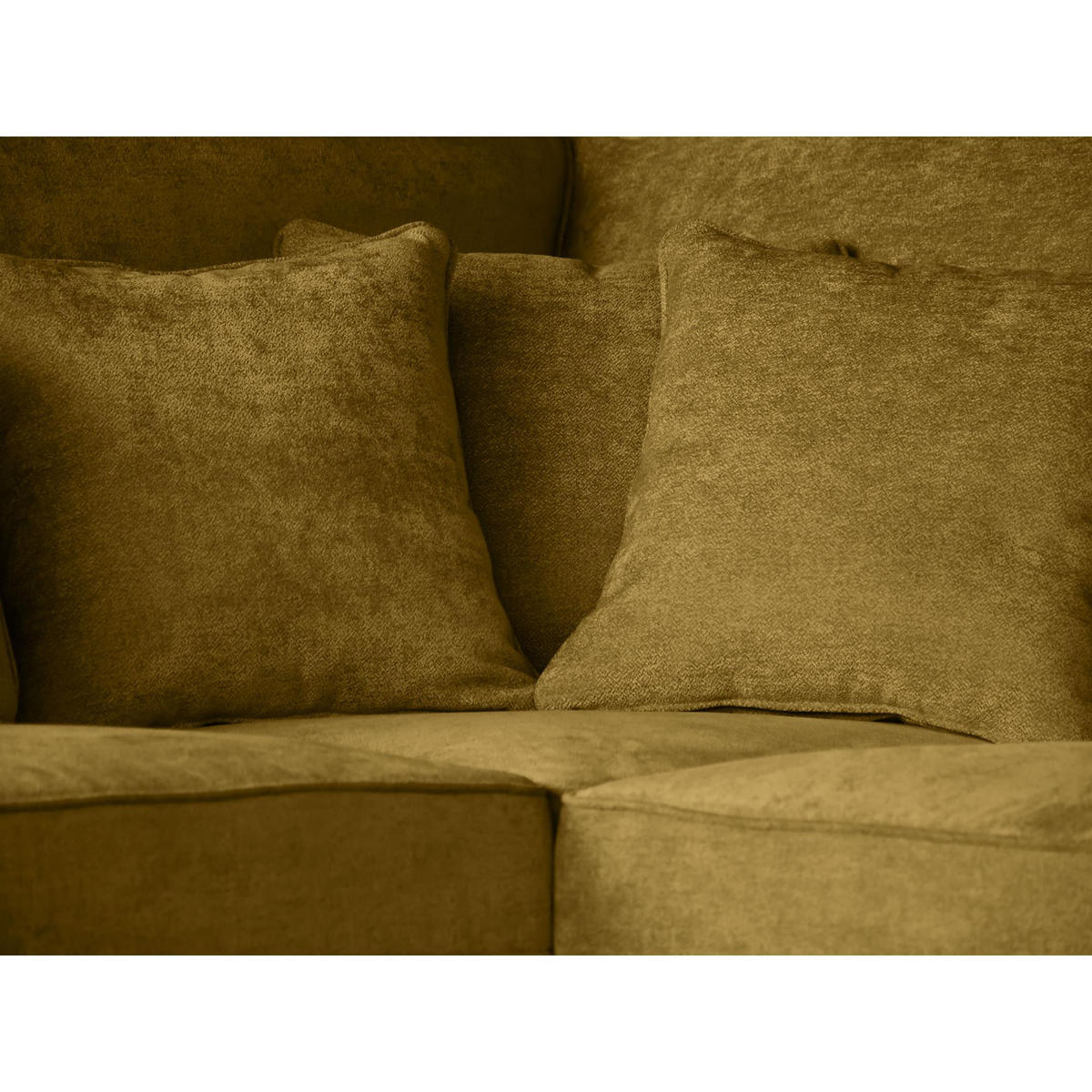 ECKSOFA Parma ohne Schlaffunktion gelb links - Gelb/Schwarz, Textil (314/224cm) - Beautysofa