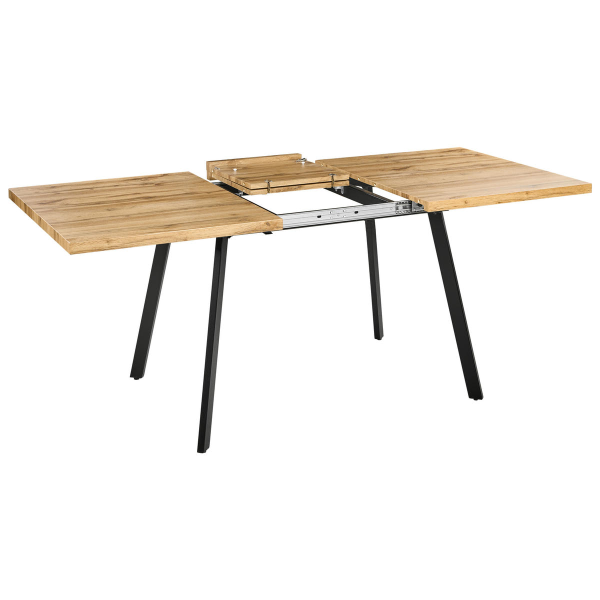 JÍDELNÍ STŮL vysunovací Hnědý 140/180/90 cm Harlow - hnědá, kompozitní dřevo (140/90/75cm) - Beliani