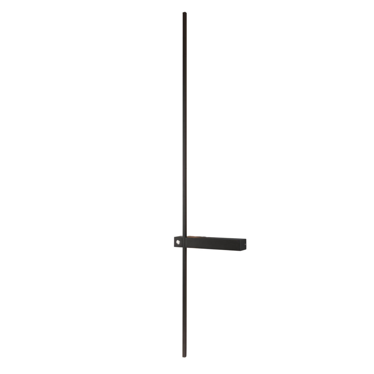 WANDLEUCHTE Stolia, Schwarz, 99cm, Dimmbar - Schwarz, Metall (22/99/22cm) - KOSILUM