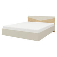 DOPPELBETT Aston 08 - Eichefarben/Beige, Holzwerkstoff (160/200cm) - MIRJAN24