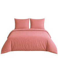BETTWÄSCHE 3-teilig 200/200 cm UNI HELLROSA - Hellrosa, Textil (200/200cm) - ROLFNERS