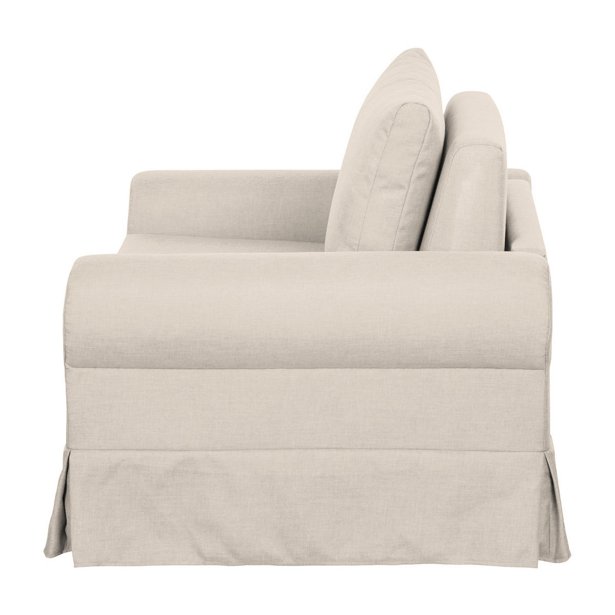 SCHLAFSESSEL mit Husse - Creme, Textil (125/90/90cm) - home24