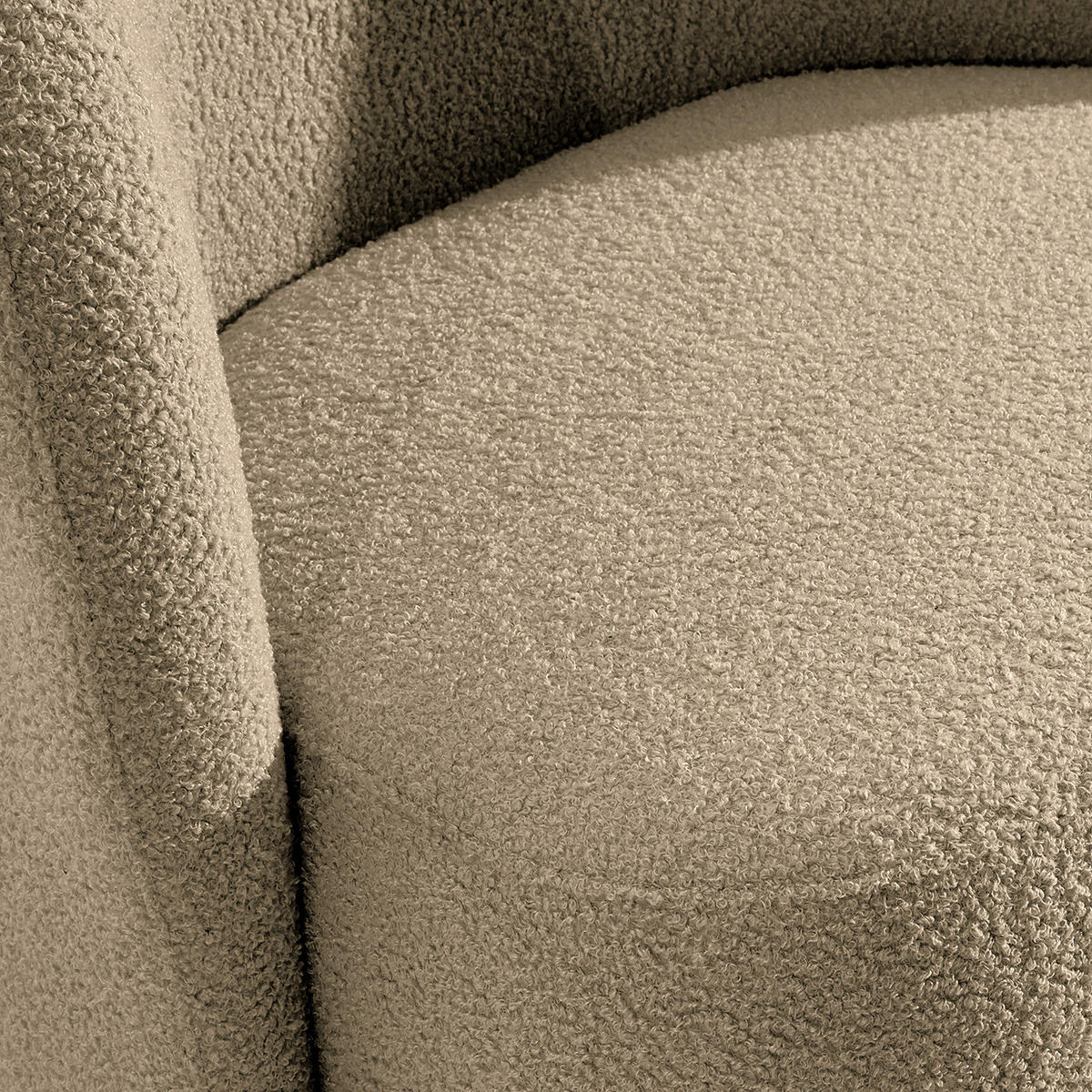 SESSEL - Schwarz/Cappuccino, Kunststoff/Textil (75/78/49cm) - home24