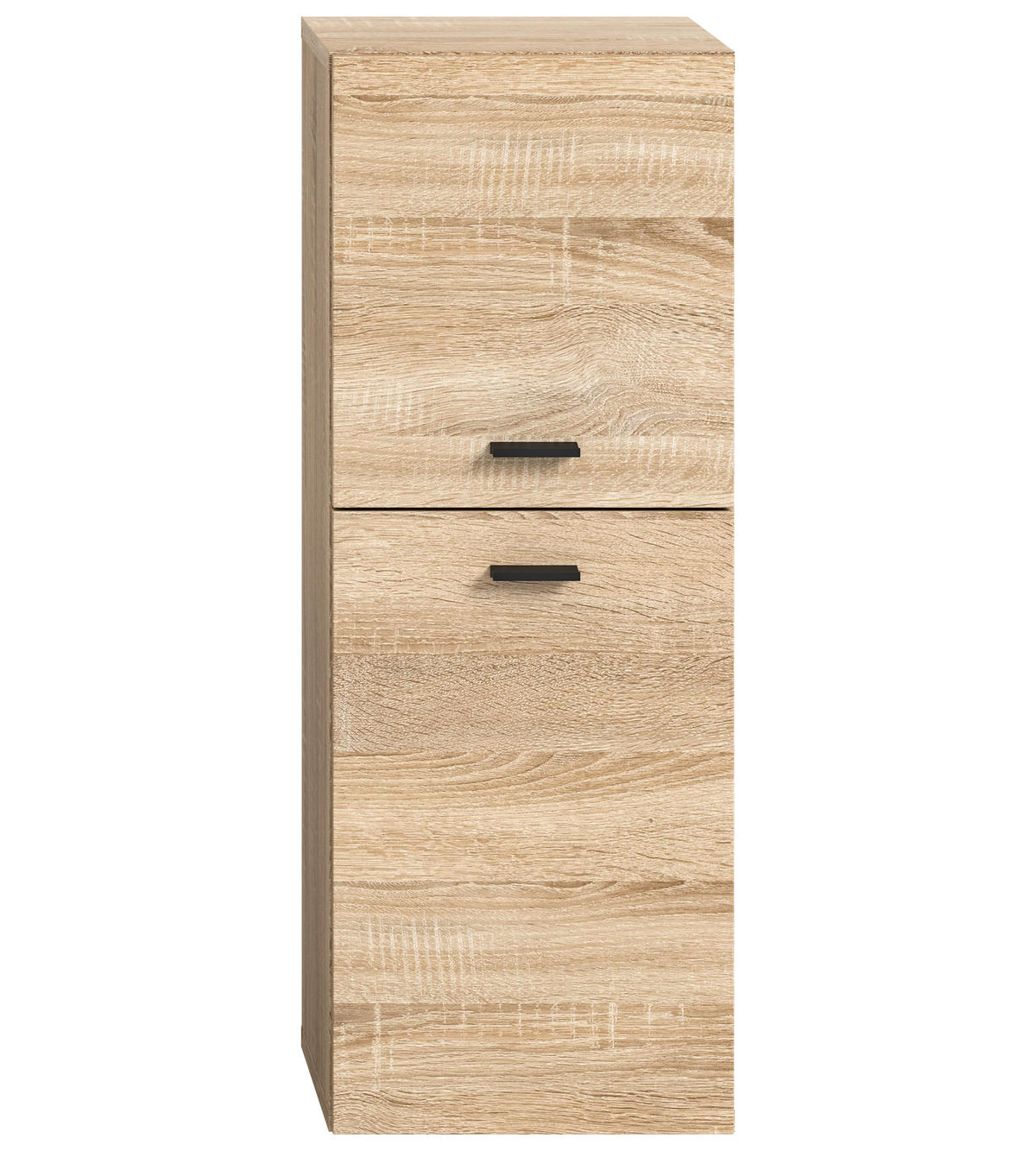 BADSCHRANK Boston/Tampa Bad in Eiche Sonoma Nachbildung - modernes Design - B/H/T: 30x80x29 cm - Sonoma Eiche, Holzwerkstoff (30/80/29cm)