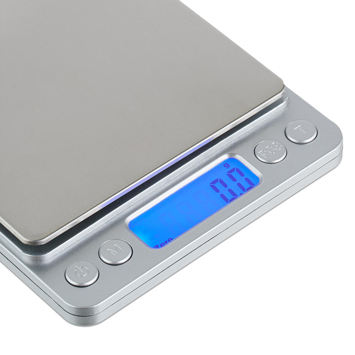 FEINWAAGE - Silberfarben, Kunststoff/Metall - Relaxdays