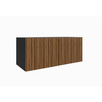 TV-SCHRANK MIO - Wildeiche/Schwarz, Holzwerkstoff (100/41/40cm) - Meblini