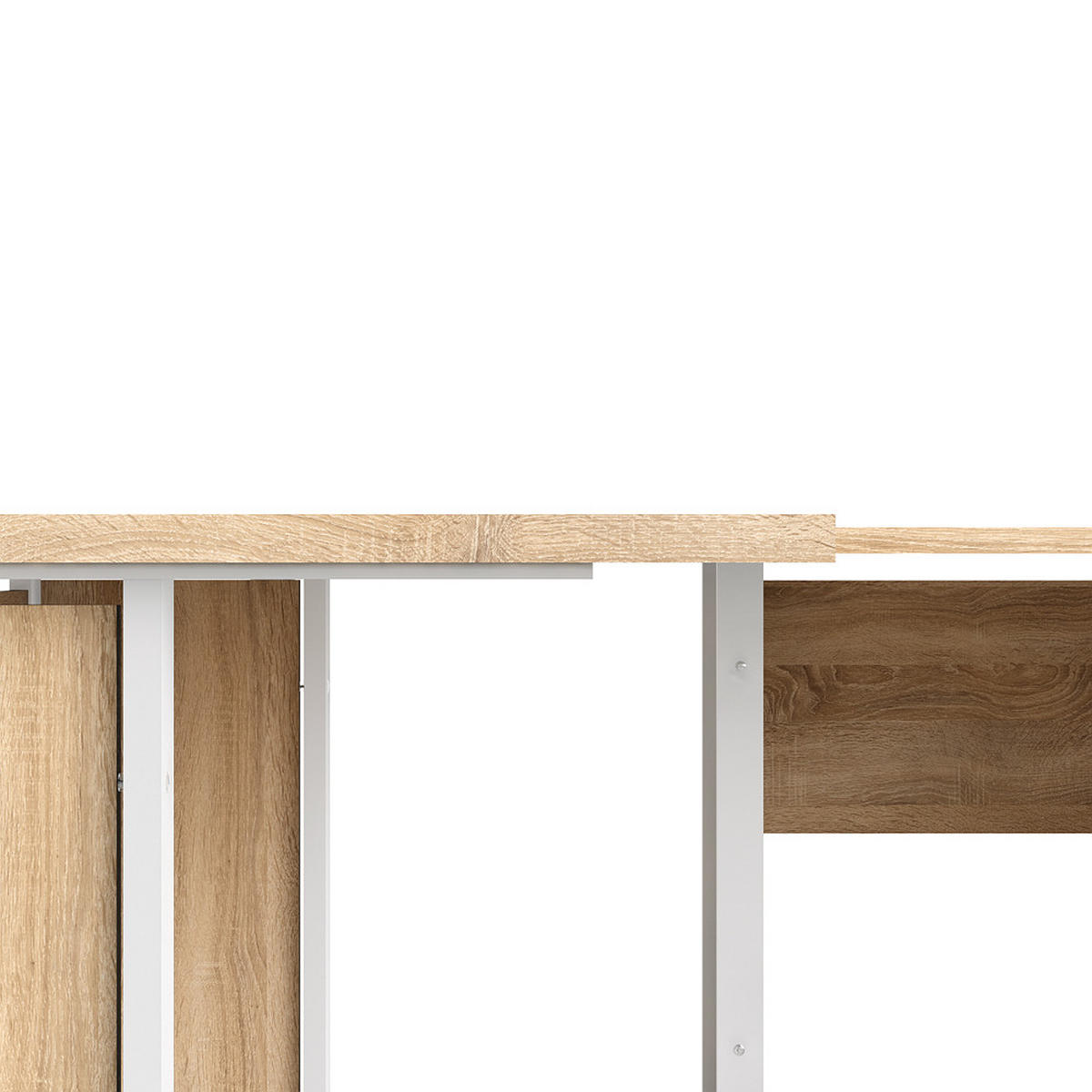 ECKSCHREIBTISCH Eiche Dekor - Eiche Wotan, Holzwerkstoff (200/230/75cm) - ebuy24