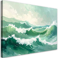 LEINWANDBILD Natur und Botanik 45x30cm - Grün, Textil (45/30cm) - Feeby