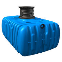M Flachtank-Paket 9000 L Haus-Premium - Blau, Kunststoff (480/109/245cm) - 4rain