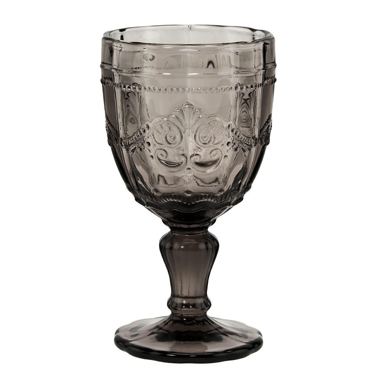 WEINGLAS (6er Set) Victorian - Grau, Glas (0.23L) - Butlers