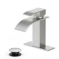 WASCHTISCHARMATUR – Silber – Edelstahl - Silberfarben, Metall (27/6/23cm)