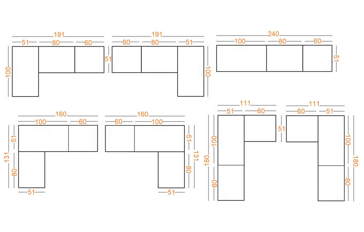 OFFENER-KLEIDERSCHRANK TRES L/B Weiß 240/206/51 cm - Weiß, Holzwerkstoff (240/206/51cm) - Marmex Möbel
