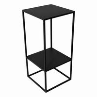 BLUMENTISCH Beran - Schwarz, Metall (35/35/76cm) - LOFT42