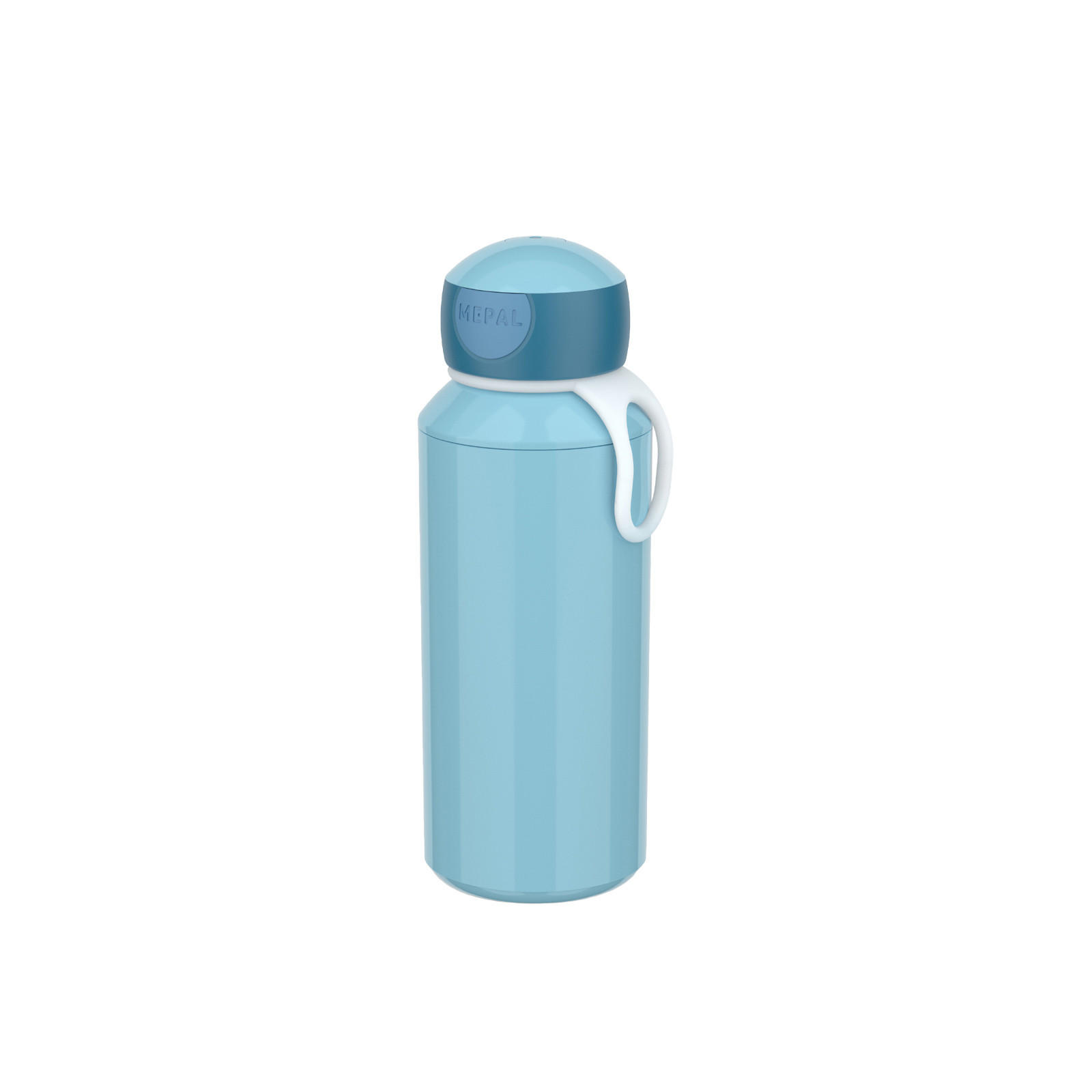 POP-UP TRINKFLASCHE Campus (2025) Cool Blue 400 ml - Blau/Hellblau, Kunststoff (0.4L) - Mepal