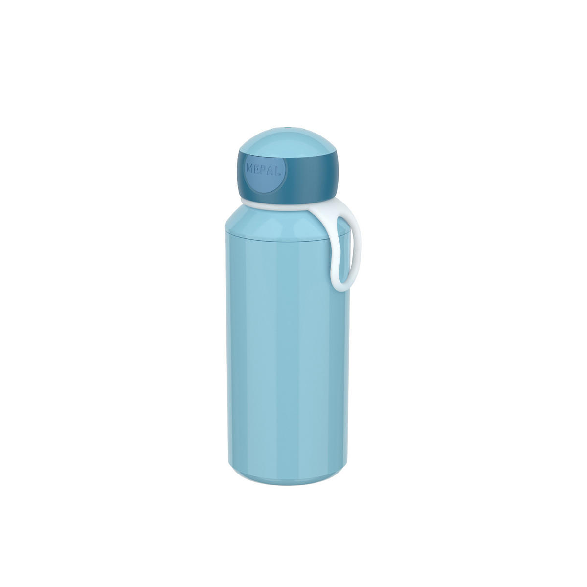 POP-UP TRINKFLASCHE Campus (2025) Cool Blue 400 ml - Blau/Hellblau, Kunststoff (0.4L) - Mepal