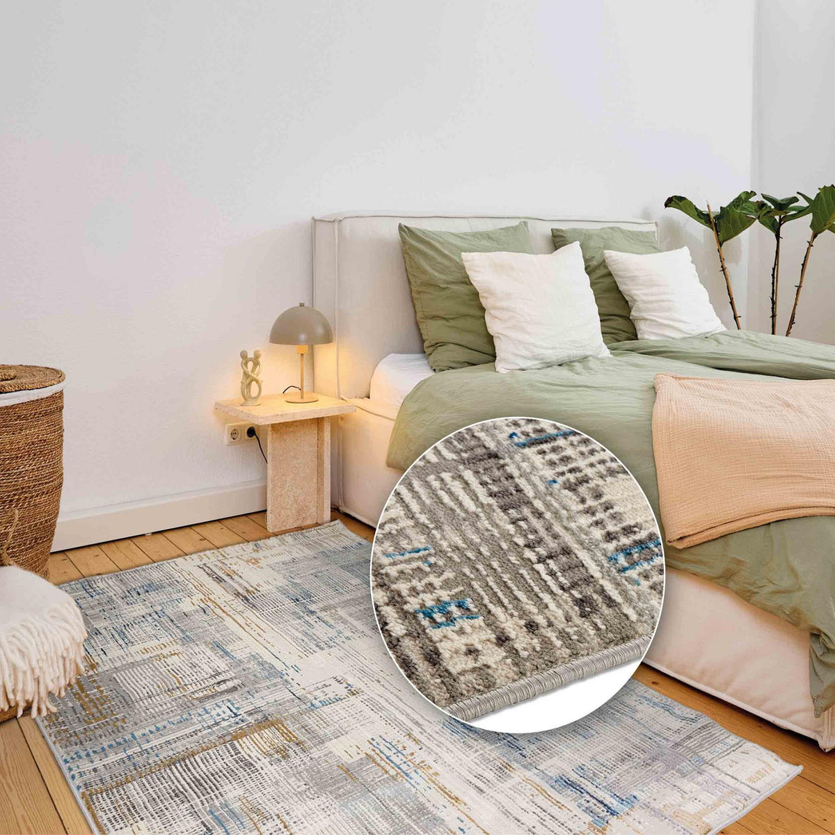 KURZFLORTEPPICH JULES - Grau, Textil (160/230cm) - Astra