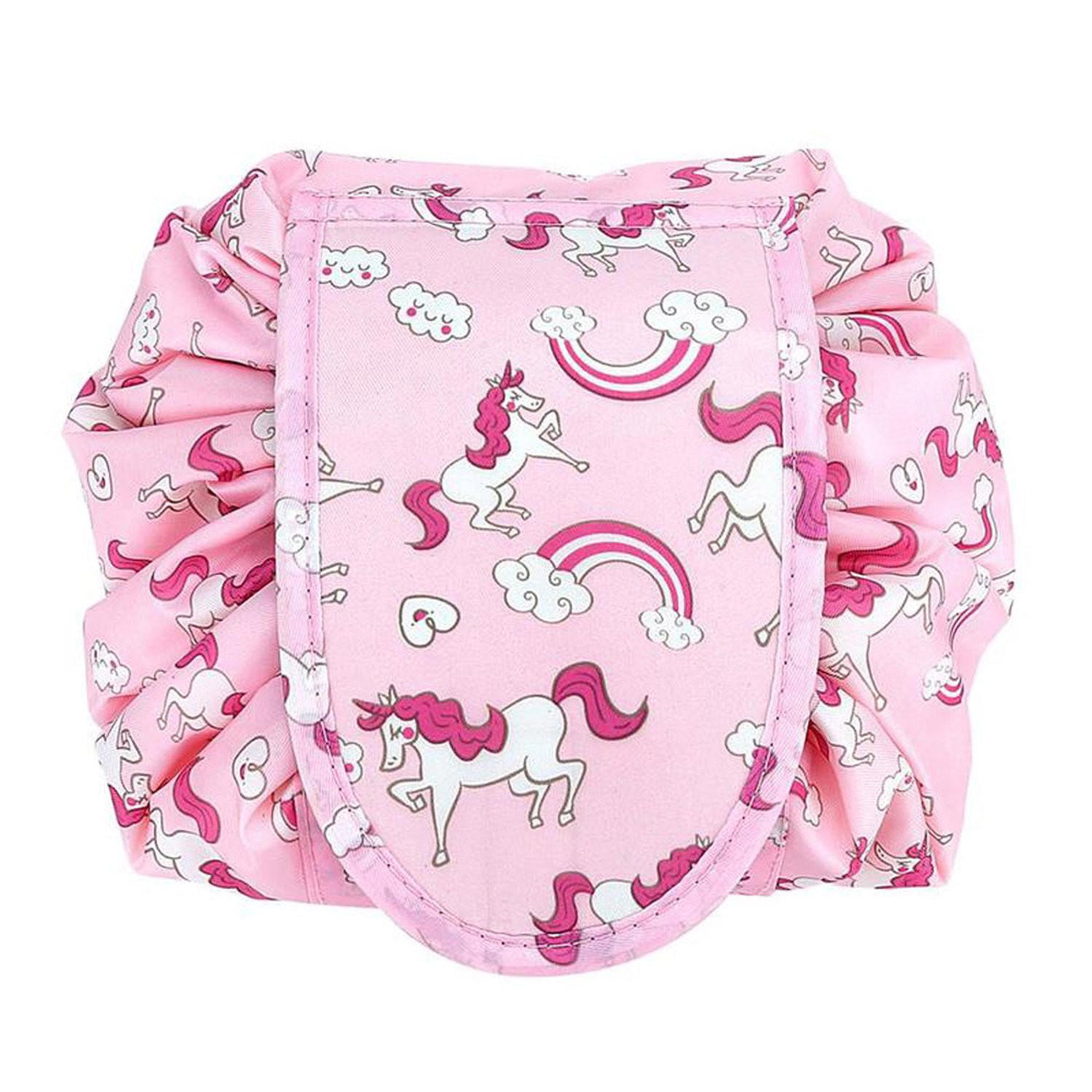 KOSMETIKTASCHE mit Reißverschlussfächern - Rosa, Kunststoff (54/62cm) - Intirilife